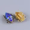 Mode cloisonné 925 argent réel pour femme vieux pékin émail artisanat insecte femme broche bijoux meilleurs cadeaux