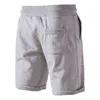 Aiopeson Marca Cotton Mens Shorts Sólido Color Bordado Casual Shorts Men New Summer Fashion High Quality Cargo Shorts Men G1209