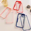Full Body Coverage Double-sided Cases For iphone 13 Pro MAX 12 Mini 11 XS XR X 8 7 Plus 360 Degree Clear Transparent Hard PC Acrylic Soft TPU PET Film Front 2 in 1 Back Cover