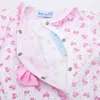 Dziecko Odzież Christma Girl Ubrania Bow Romper Zestaw Kombinezon Kapelusz 2PC Cute Infant Girls Pani garnitur 210611