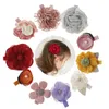 Kinderen Kinderen Haarspelden Accessoires Barrettes Baby Stof Boog Bloem met Parel Haarklemmen Meisjes Hoofdtooi Leuke Mooie Hoofddeksels