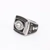 USA -storlek 8 till 15 Factory grossistpris Sier Fantasy Football Championship Ring With Tood Display Box för fanssamling