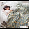 毛布テキスタイルホームGardensoftキッズ子供のリクライニングチェアキルトブランケットベンチSettee Ering Beach SunScreen Cape Bedspread Prorter D