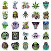 50 PCS Mixed Graffiti Skate Stickers Verde Alien Para Carro Laptop Geladeira Capacete Almofada Bicicleta Motocicleta PS4 Livro Guitarra Pvc Decalque