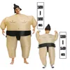 Costume de poupée de mascotte Costume gonflable Sumo pour enfants Adulte Carnaval Pourim Halloween Anniversaire Jeu de rôle Disfraz Party Funny Full body