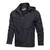 Camping Randonnée Veste Hommes Printemps Automne Sports de plein air Manteaux respirants Escalade Trekking Coupe-vent Voyage Veste imperméable 211217