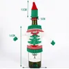 Capa de garrafa de vinho de Natal champanhe camisola boneco de neve, rena, alegria, decorações de árvore de natal ornamentos de mesa xbjk2109