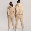 Kış kadın Kadife Eşofman Kadın Kazak Takım Elbise Setleri Koşu Kazak Hoodie Spor 2 Parça Set Kıyafet Sweatshirts 210514