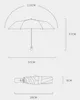 جودة عالية أوتوماتيك مظلة المطر النساء ثلاثة قابلة للطي مظلات يندبروف حماية الأشعة فوق البنفسجية الإناث البارسول