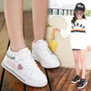 Children Shoes School Pu Tennis Lovely Girls Princess Casual Kids Running Sneakers Fashion Sequins Black/pink/white 220115
