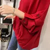 Frauen Blusen Shirts Herbst Langarm 4XL Plus Größe Tops Lose Beiläufige Damen Feste Koreanische Mode Kleidung 2022 Frauen volle Ärmel