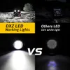 Lampada da lavoro a LED per auto da 42 W 9 V-60 V Rotonda 6500 K 1200LM Lampada da lavoro bianca a luce diurna super luminosa per camion moto