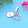 925 Sterling Silver Fit Pandora Charms Bracelet Collier Pendentif Reine Regal Couronne Dangle Femmes DIY Bijoux Berloque242D