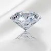 100% Gerçek Gevşek Taşlar Moissanite Taş G Renk 0.2CT 5CT Laboratuar Yetiştirilen Elmas Yuvarlak Şekil Tanımsız Takı için Elmas Yüzük