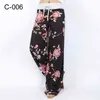 Leosoxs Vår Höst Loose Beach Kvinnors byxor Fashion Blom Print Drawstring Wide Leg Lar Långbyxor Sweatpants Plus Size Y211115