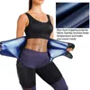 Waist Support 4 In 1 Sauna Sweat Trimmer Thigh Weight Loss Tummy Control Trainer Workout Belt For Men And Women