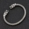 Braccialetto testa di lupo Braccialetto Viking Braccialetto Adolescente Accessori per gioielli indiani Uomini Braccialetti bracciali da polsino Braccialetti Donne Braccialetti in acciaio inox Q0719