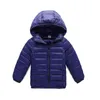 Down Coat Multi 2021 Winter Kids Children Long Jacket Boys Jumpsuit Girls Over The Knee Bright Hooded Warm Parkas Outwear4558149