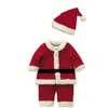 Costumi natalizi per ragazze Gioco per bambini Vestito da Babbo Natale Vestito da esibizione per ragazzi Vestiti per bambina Vestiti per bambini 210701