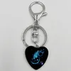 12 Horoscope Sign Charm Keychain Constell Heart Key Rings Holders Bag Hangs for Women Men Fashion Jewelry Will and Sandy