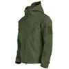 Taktyczna skóra Shark Miękka kurtka miękka mężczyźni wojsko Windorproof Waterproof Army Combat Mens Jackets Bomber Płaszcze Mężczyzna S-3XL T200606