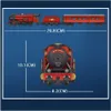 Sihirli Buhar Tren Modeli Yapı Taşları Kalıp Kral 12010 APP RC Motorlu Trenler Meclisi Tuğla Eğitim Çocuk Noel Hediyeleri Doğum Günü Oyuncakları Çocuklar için