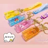 Moda Ocean Series Drift Garrafa Keychain Chaveiro Chaveiro Líquido Boneca Flutuante Ring Chave de Jóias Menina Bolsa De Carro Pendant Keyring G1019