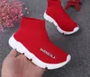 Spring Kids'Shoes Korean Edition Children's Wool Knitted Socks Shoe Boys and Girls Elastic Sports Leisure Sneakers