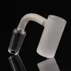 Milky quartz banger Nail Smoke Flat Top Domeless Nails Different effect from angles 14mm 18mm Male Female Dab Rig6190984
