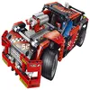 2 i 1 Transformerbar bilmodell Byggblock Satser Decool 608PCS Race Truck Car Compatible Technic 3360 DIY Leksaker Present