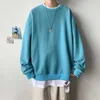 Mode Anpassen Herren Normal Sweatshirt Normal Personalisieren Werbung A715 Grau Schwarz Weiß Marineblau 211217