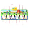 Tappetino da ballo per tastiera di pianoforte Tappeto elettronico per animali divertenti Tappeto musicale Coperta per bambini Giocattoli per bambini Toddler # 50 210320