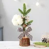Kerstdecoraties Scène Lay-out Potplanten 25 cm Mini Kerstboom Happy Party levert 3 Stijl T2I52441
