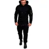 Höst vinter Tracksuit män sätter hooded tröja outfit sportkläder manliga pullover hoodies + sweatpants passar chandal hombrre 210916