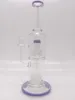 12 Inchs Purple Hookah Glass Bongs Beaker Bong Smoking Glass Pipes Tall Recycler Dab Rigs Water Bongs