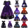 Tjejens klänningar 4-12 år barn barn tjejer klänning pagant boll klänning prinsessa halloween kostym dance party kläder disfraz