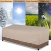 US-Lager 79 * 37 * 35in Hochleistung 600D Oxford Polyester Outdoor-Patio-Möbel-Cover Khaki A51 A52328G