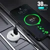 MINI 25W 12WデュアルポートPD USB C CAR CAR CHARGERS FASTクイック充電充電充電タイプC USB-Cパワーアダプター用のUSB-Cパワーアダプター