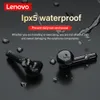 Lenovo XT89 TWS EARENDONES sem fio Bluetooth 5.0 Controle Touch Sport Headset à prova d'água HD CHAMADA MICROPONE