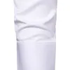 Мужские белые бамбуковые волоконные платья рубашки Slim Fit Sminker Бесплатная повседневная рубашка Chemise без железной легкой ухода за упругой свадьбой рабочая рубашка 210522