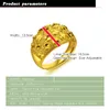 Anelli a grappolo Bohemian Style vintage 925 Silver Ring Gold Surface Gold Surface 24k Regalo per i nuclei