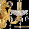Luxe Crystal Wall Sconces Light Silver Wall Candle Home Indoor Lighting Armure Gold Color Traditional Style MD8739