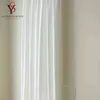 Modern Beyaz Kadife Karartma Perde Pencere Yatak Odası Lüks Yumuşak Kalın Perde Oturma Odası Ev Dekorasyon Için Özel Yapılan 211203