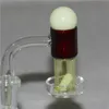 2PCS Smoking Accessories Terp Slurper Quartz Banger With Glass Beads Pearls Marble Pill Up Oil Nails For Water Bong Dab Rig Nail