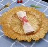 Wholesale 13inch Gold Charger Plates Underplate Wedding Reef Gold-Charger Plates For Party-Wedding SN3099