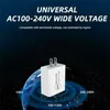 20W 빠른 충전기 QC3.0 Type C USB PD 벽 충전 EU US 플러그 iPhone 용 빠른 충전 어댑터 15 14 13 12 Samsung Android Izeso