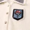 Cardigans tricotés à simple boutonnage pour femmes, pulls d'hiver à paillettes de champignons, manches longues, col rabattu, hauts pour dames, 210513