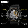 Новые SKMEI бренд мужчины светодиодные цифровые военные часы 50 м водонепроницаемые погружения плавать Drsports часы мода наружные часы X0524