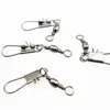 Fishing Hooks 8# Swivels Interlock Snap Lure Tackles Connectors 34mm Length Accessories