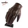 gants de moto en cuir véritable